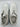 Alexander McQueen Court Trainer sneakers white / metallic pink glitter Size 41 Alexander McQueen