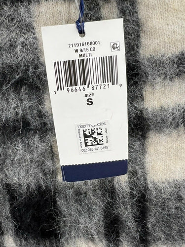 Polo Ralph Lauren Plaid Mini Skirt Fuzzy Mohair  Check Wool Blend Sweater S Ralph Lauren