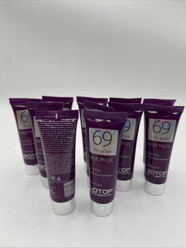 Biotop 69 Pro Active Sample Kit For Curly Hair Lot Of 10 Biotop