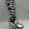 INC Iyonna Women’s Slouchy Over-The-Knee Boots Silver Size 7.5M INC International Concepts