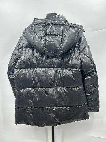 black Two by Vince Camuto hooded Woman’s puffer Black jacket Size M Vince Camuto