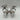 Women's Steve Madden Graycen Silver Rhinestone Heels Sandal Size 7M Steve Madden