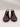 Bottega Veneta Dot Sock Mules in glossy burgundy patent leather Size 36 Bottega Veneta