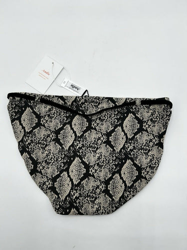Andie Swim The Riviera Belted Woman’s Bikini Bottom Belted Snakeskin Size XS Riviera
