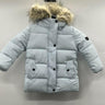 NWT Girls Sam Edelman Expedition Parka Faux Fur Jacket Color Blue Size 4T Sam Edelman