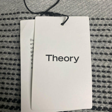 NWT THEORY Mens Burton Crewneck Sweater Grey Multi Size XL Theory