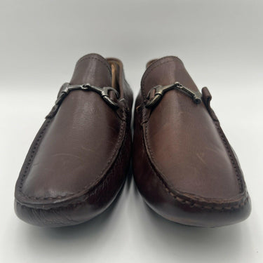 Men’s Saks Fifth Avenue Brown Leather Horsebit Slip On Loafers Size 11M Saks Fifth Avenue