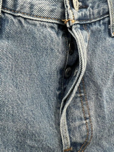 Levis 501 90s Jeans Womens Light Wash Straight Leg Button Fly Denim W29xL30 Levi's