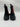 Alexander McQueen Hybrid Chelsea platform boots in black leather Size 38 Alexander McQueen