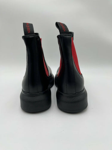Alexander McQueen Hybrid Chelsea platform boots in black leather Size 38 Alexander McQueen