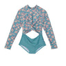 Seafolly Kids Florence Twist Front Paddlesuit (Big Kids) 8 Seafolly