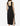 NWT Sundry Womens Keyhole Midi Dress Black Size 3 Sundry