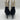 Women's INC Indigof Embellished Cowboy Black ANkle Western Boots Heels Size 9M INC International Concepts