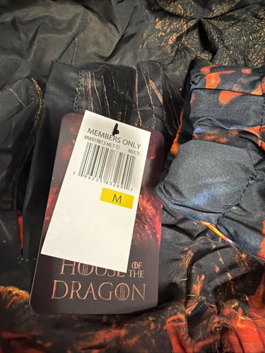 NWT Members Only Game of Thrones House of the Dragon Hooded Windbreaker Size M Members Only