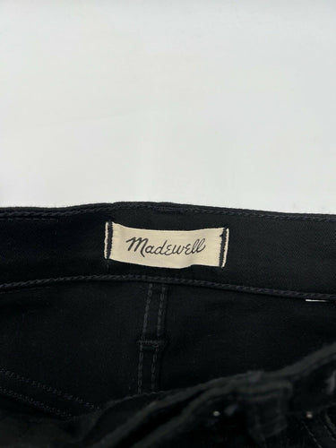 Madewell 10" High-Rise Skinny Jeans Womens Black Denim Stretch Classic 23P Madewell