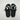 Valentino Garavani goose feather slide sandals black and white feathers Size 39 Valentino Garavani