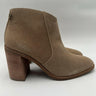 Lucky Brand PELLYON Tan Suede Pointed Toe Side Zip Western Booties, Size 9M Lucky Brand