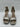 NWOB Kelly & Katie DAHLIA Shimmer Studded Fabric Ankle Strap Heeled Sandals 9 M Kelly