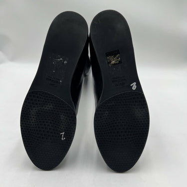 Women’s Stuart Weitzman Hidden Wedges Black Leather Boots Size 8