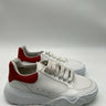 Alexander McQueen Court Trainer in White and Red Leather Size 36 Alexander McQueen