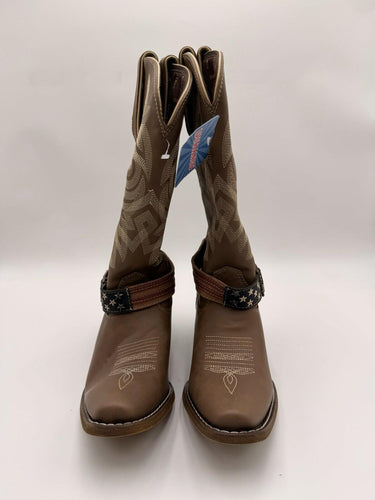 Durango Women's Flag Accessory Western Boots Size 7.5M