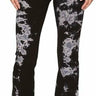 Hard Tail Rolldown Bootleg woman  Flare Pants Two Color Iceberg M Hard Tail