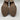 Womens Circle G side zip ankle Boots Q5020 Tan leather size 7.5M Circle G