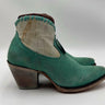 Corral Boots Women's Mint Woven Shortie J Toe Boot, Turquoise Size 8M Corral Boots