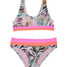 Beach Lingo Womens Animalia Bralette Set (Big Kids) Multi 16 Beach Lingo