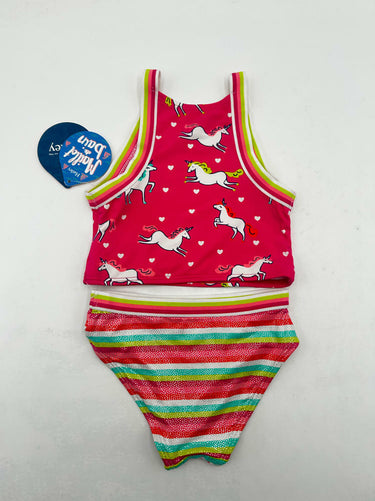 Hatley Girls' Tankini Set, Prancing Unicorns, 2 Years Hatley