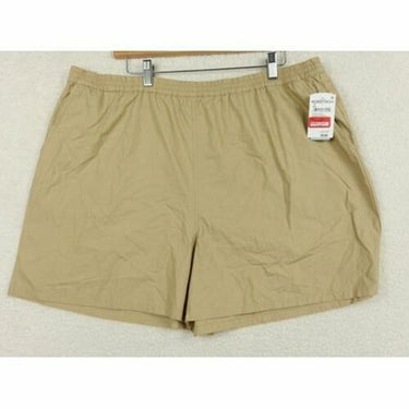 BP Shorts  Beige Nougat - Women s Athletic Elastic-Waist Shorts 1X BP.