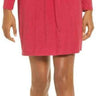 Fraiche by J Woman's Wine Deep Neck Short Dress Size L Fraiche by J
