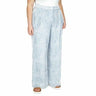 Michael Kors Plus Size Wide-Leg Printed Pants  Chambray  1X Michael Kors