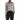 Gibsonlook Ruffled Edge Raglan Pullover S Heather Grey NEW