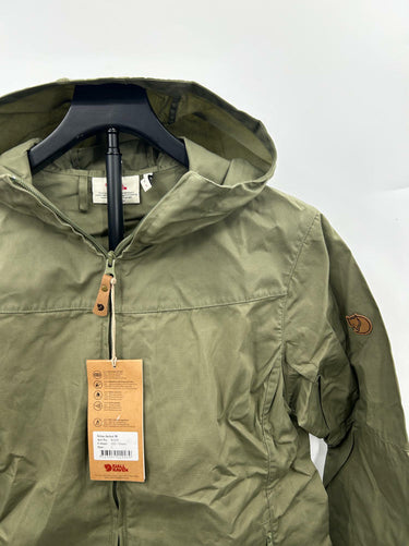 Fjällräven Stina Women's Shell Jacket - Water Resistant, Olive Size L
