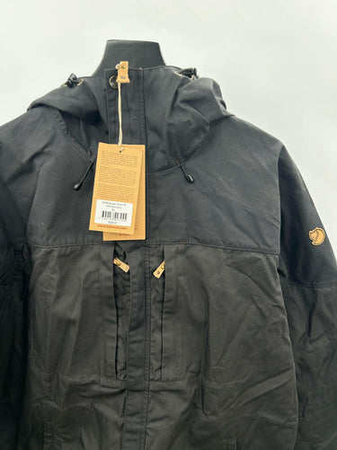 Fjällräven Skogso Men's Jacket - Water Resistant Trekking, Dark Grey, Size XL