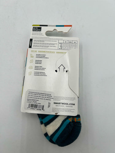 Smartwool Cushion Striped Crew Socks (Toddler/Little Kid/Big Kid) Twilight M
