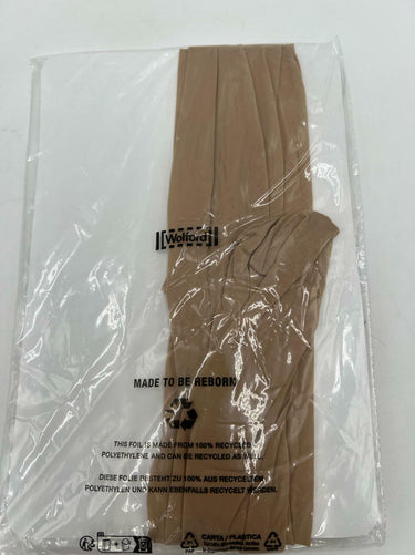 NWOB Wolford Individual 10 Tights Sheer Shaping Pantyhose Waistban Beige XS