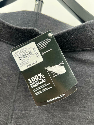 Smartwool NTS Mid 250 Bottoms Charcoal Heather LG 30