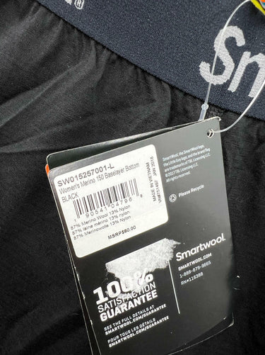 Smartwool Merino 150 Baselayer Bottom Black LG Smartwool