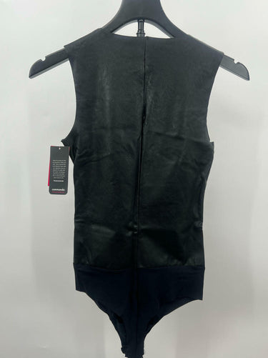 commando Faux Leather Bodysuit BDS01 Black SM