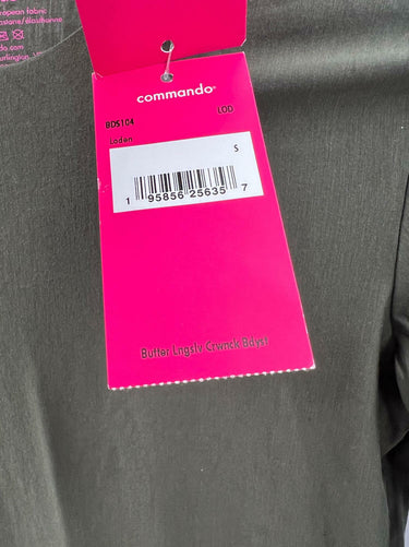 commando Butter Long Sleeve Crew Neck Bodysuit BDS104 Loden SM (4-6)