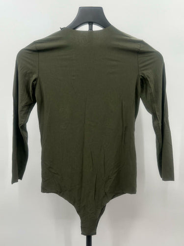 commando Butter Long Sleeve Crew Neck Bodysuit BDS104 Loden SM (4-6)