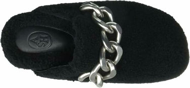 Ash Women's Ghost Fur Slide, Black, Size 7 M