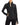 Aqua Yoga Zip Jacket Color Black  Size XS