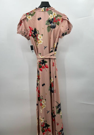 Juicy Couture Berry Juicy Wrap Maxi Dress Soft Mauve/Mixed Berry SM (US 2-4)