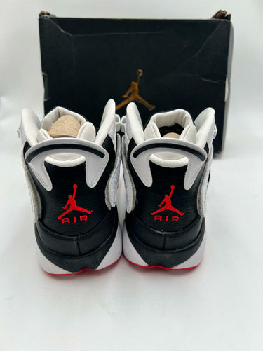 Jordan 6 Rings (Big Kid) Black/University Red/White/Chlorophyll 6.5 Big Kid M