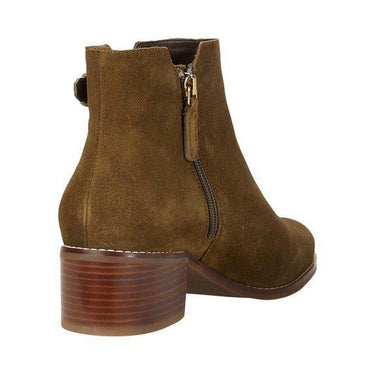 NWB Women's COLE HAAN HAIDYN BOOTIE (45MM) Dark Olive Size 6B