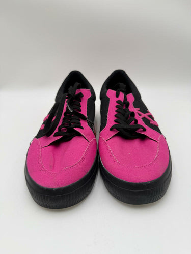 Men's Off-White Vulcanized Low Canvas Sneakers Pink/Black Size 46