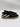 Off-White Black/White Stripes Round Toe Slip On Espadrilles Flats Womens Size 41